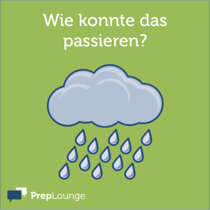 Brainteaser: Regnerisches Wetter