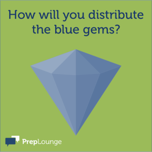 Brainteaser: Red and blue gems
