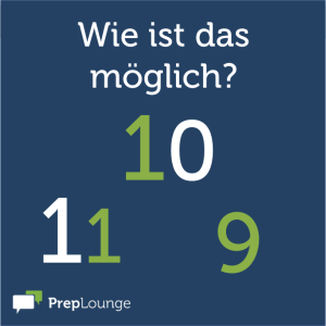 Brainteaser: Eins abziehen