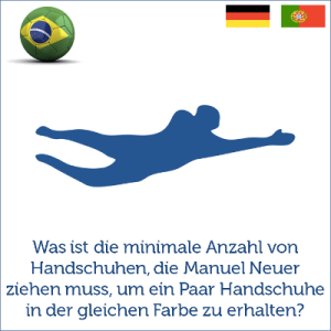 Brainteaser: Torwarthandschuhe