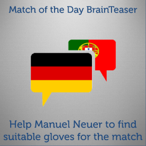 Brainteaser: Goalkeeper gloves