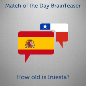 Brainteaser: Iniesta's age