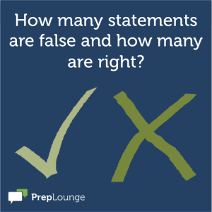 Brainteaser: True/False Statements
