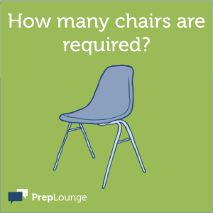 Brainteaser: Required chairs 