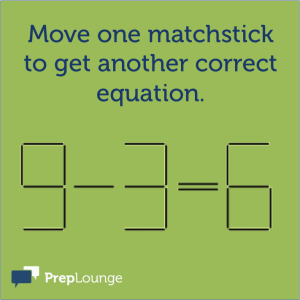 Brainteaser: Matchstick Math