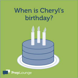 Brainteaser: Cheryl's birthday