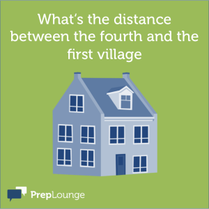 Brainteaser: 4 Villages