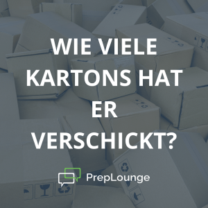 Brainteaser: Kartonversand