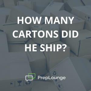 Brainteaser: Carton Shipping