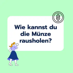 Brainteaser: Münze in der Flasche
