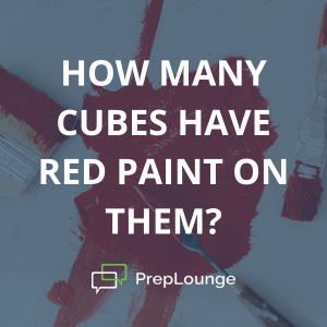 Brainteaser: Red Cubes