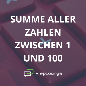 Brainteaser: 1 bis 100