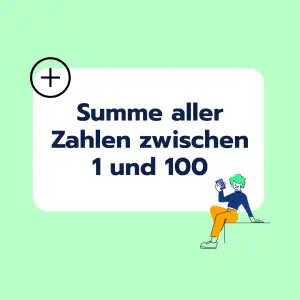 Brainteaser: 1 bis 100