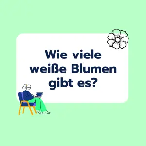 Brainteaser: Weiße Blumen