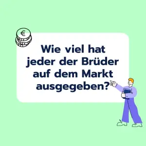 Brainteaser: Wochenmarkt