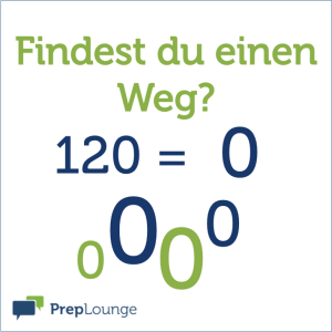 Brainteaser: Von 0 bis 120