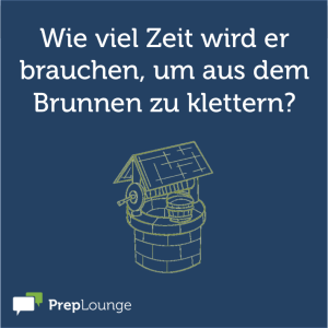 Brainteaser: Klettere die Wand hoch