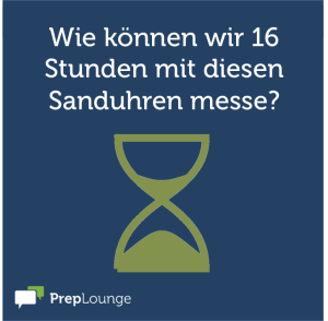 Brainteaser: Sanduhr