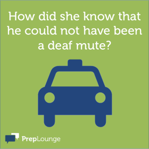 Brainteaser: Deaf and Dumb