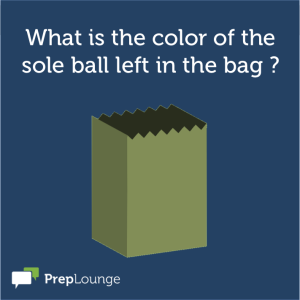 Brainteaser: Balls in a bag