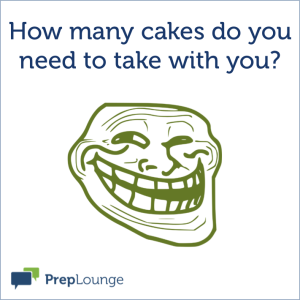 Brainteaser: Troll cake