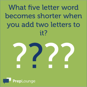 Brainteaser: Letter word