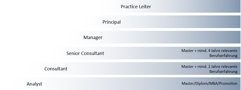 Karrierestufen DB Management Consulting