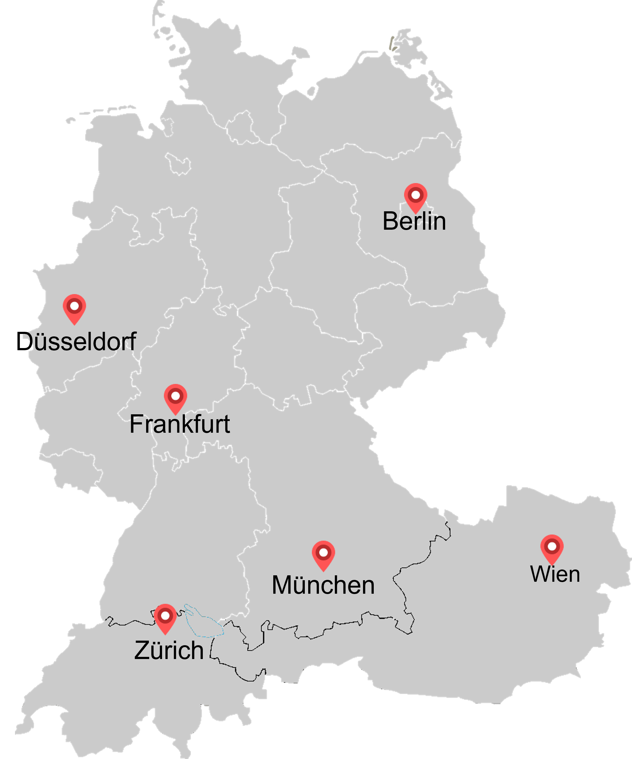 Locations of Bain & Company in Germany and other countries