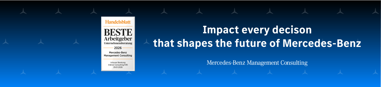 Karriere & Bewerbung bei Mercedes-Benz Management Consulting
