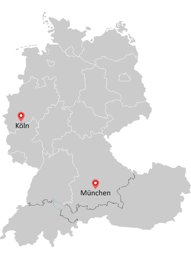 Locations of Struktur Management Partner in Germany and other countries