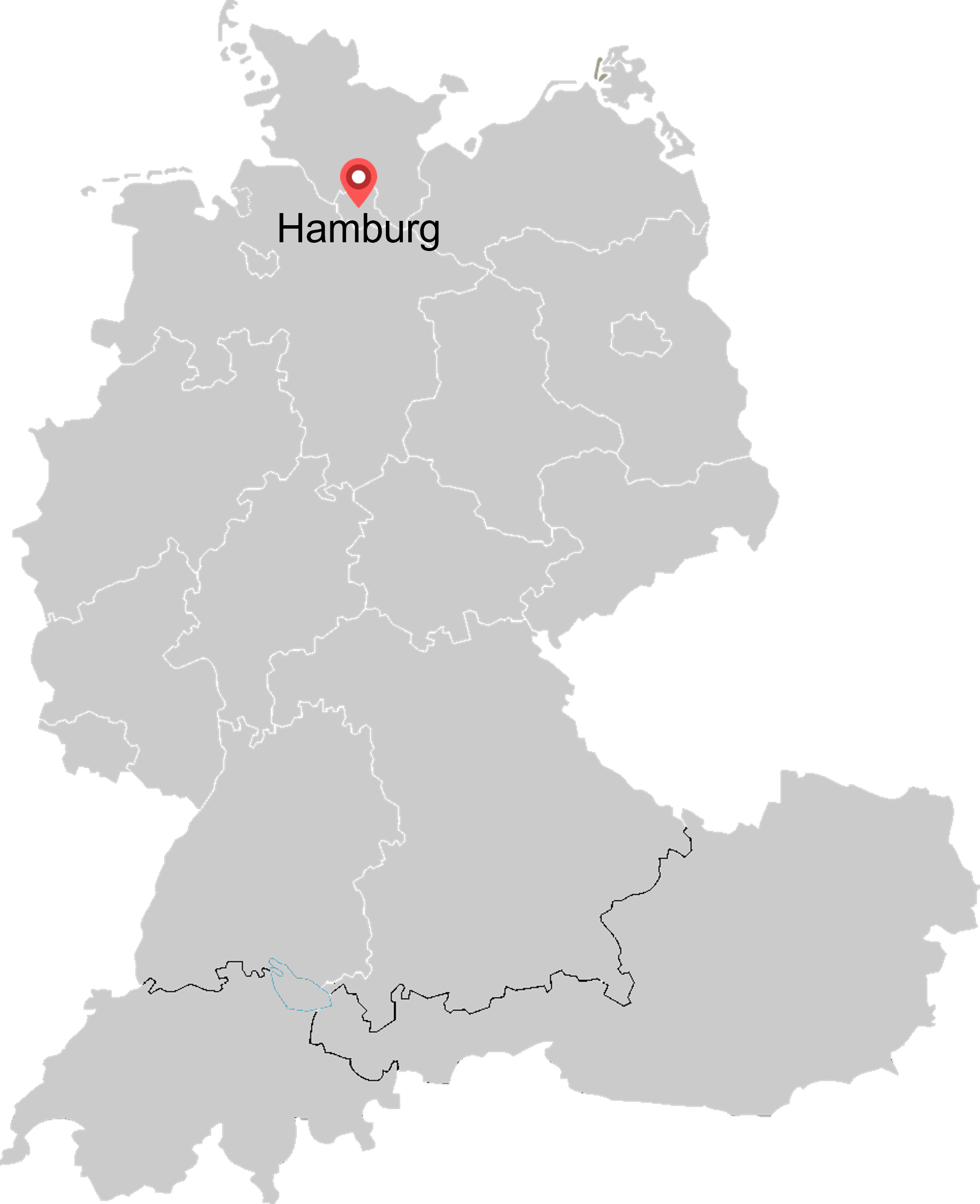 Karte mit Berg Lund & Company Standorten