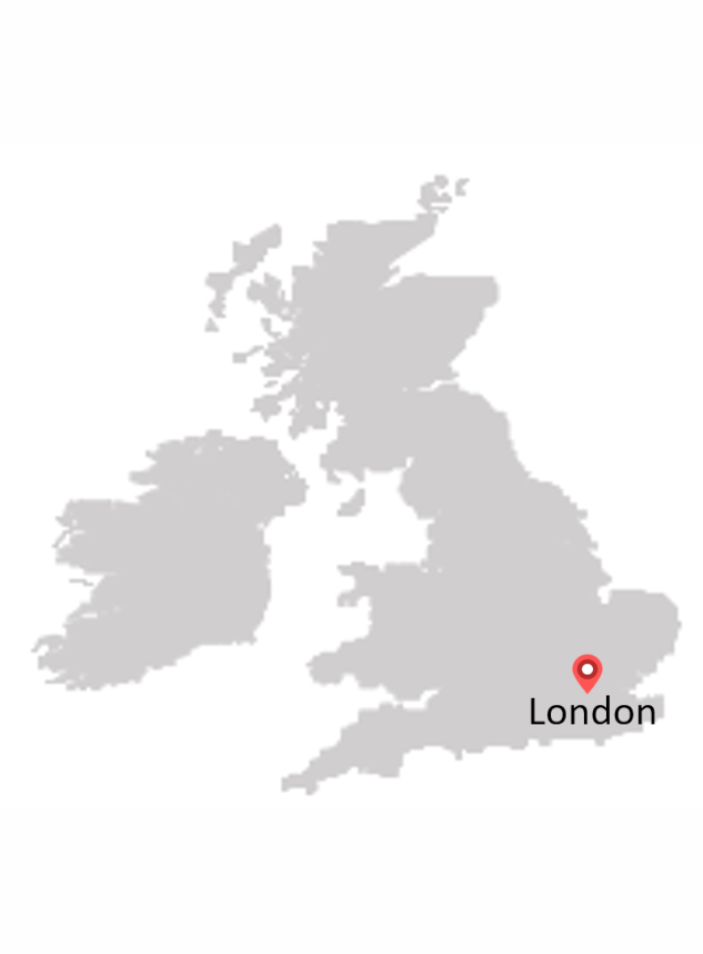Map of Ayming UK locations