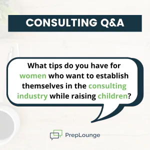 Women with Children in Consulting