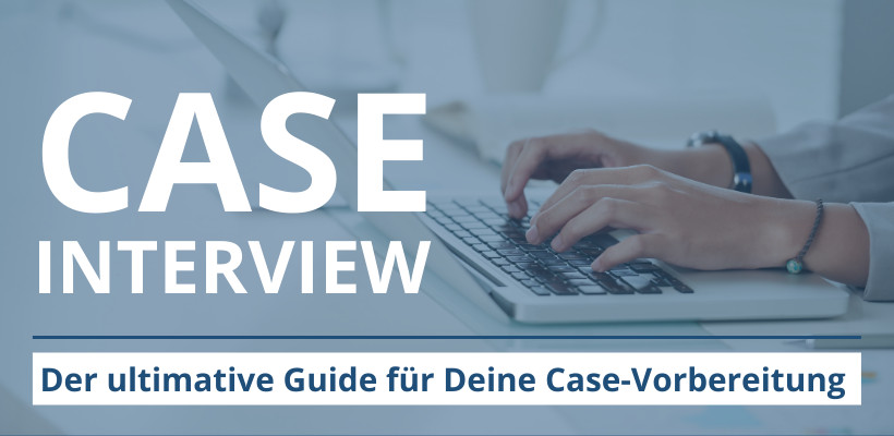Case interview: StundetIn arbeitet am Laptop