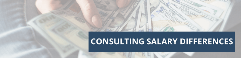 Management Consultant Salary differences between locations