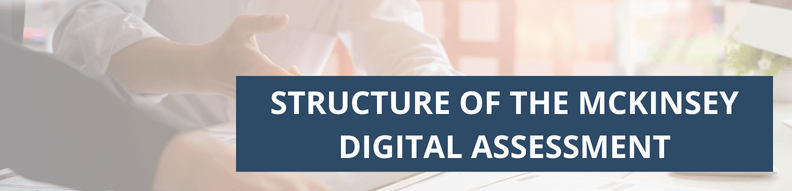 Structure of the McKinsey Digital Assessment