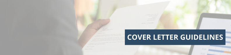 Cover Letter Guidelines