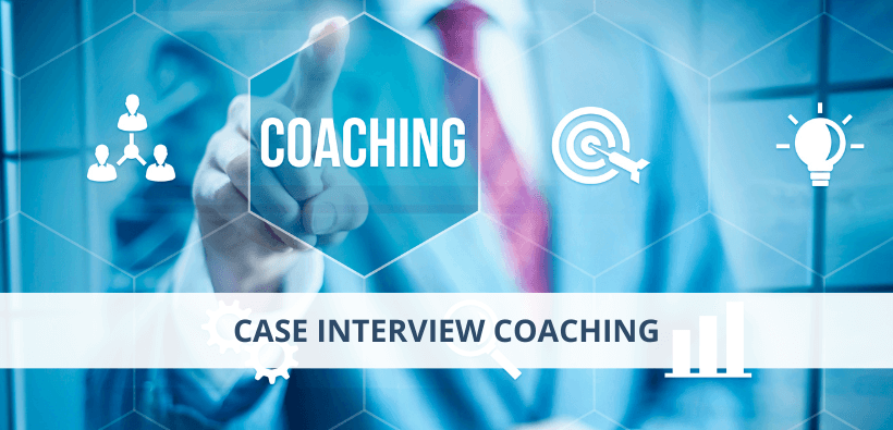 Case Interview Coaching: Woman typing on laptop