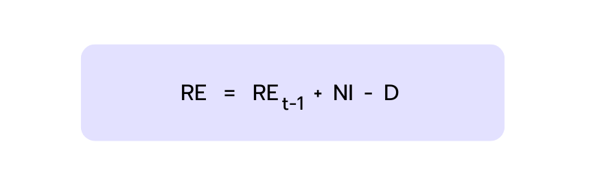 Retained Earnings Formula: