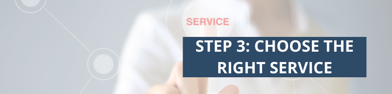 Step 3: Choose the Right Management Consulting Service