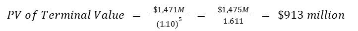 PV vom Terminal Value