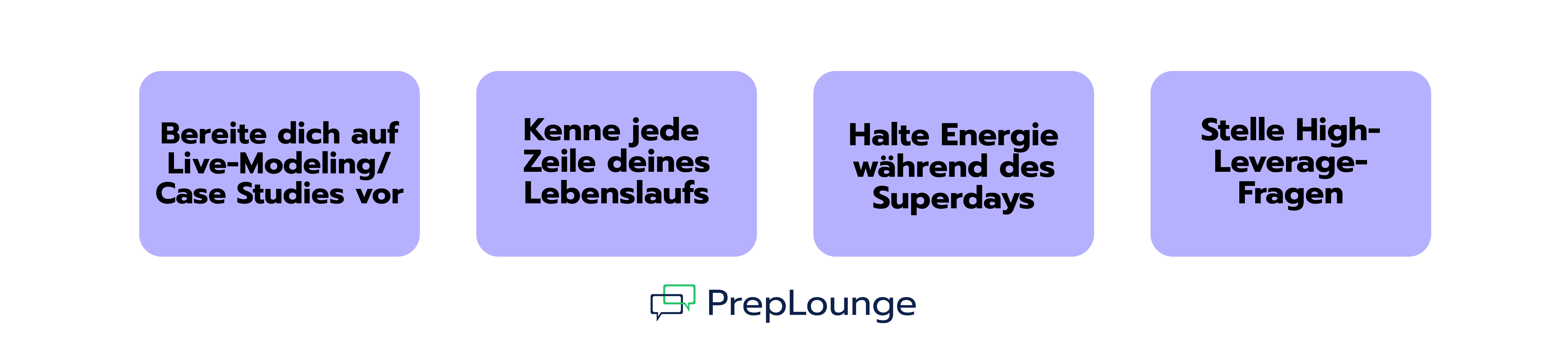 Tipps für die Bewerbungen