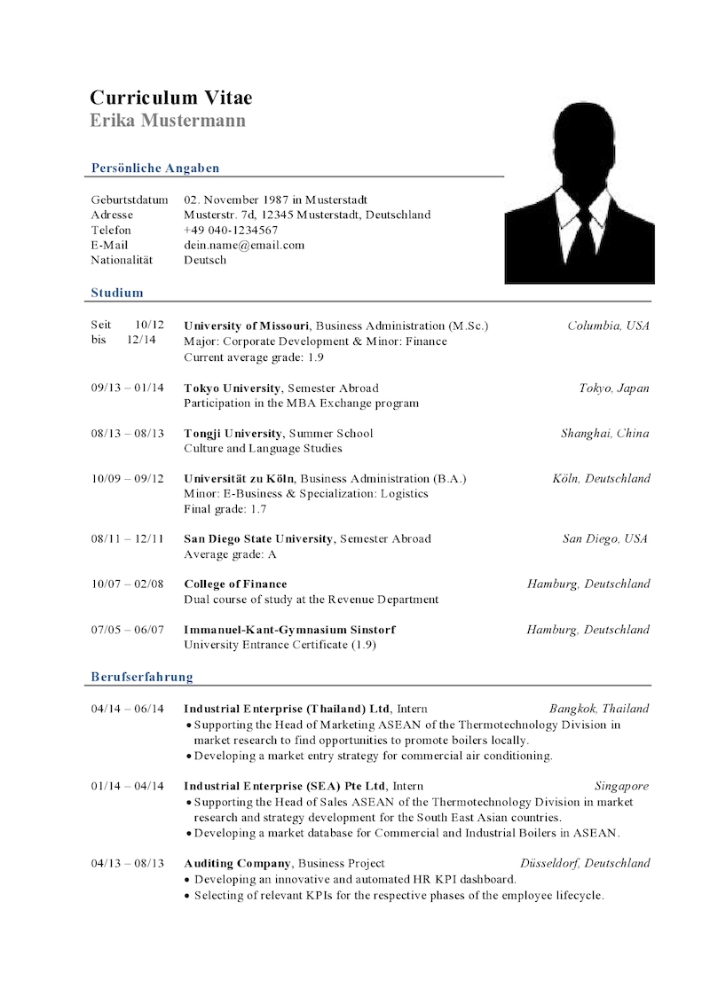 Editable cv templates free download image