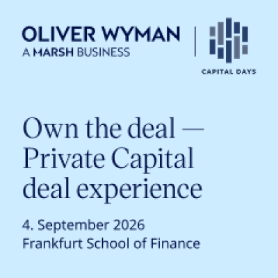 Own the deal – Private Capital deal experience