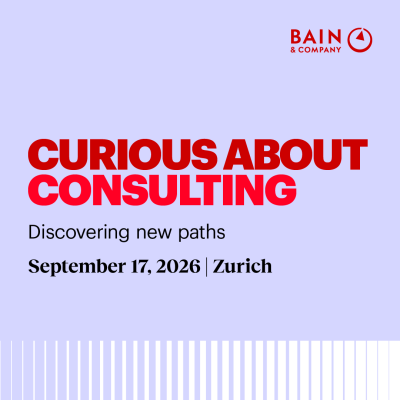 Curious about Consulting. Discovering new paths.