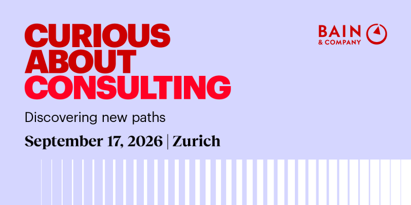 Curious about Consulting. Discovering new paths.