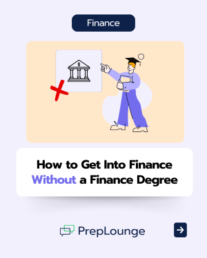How to get into finance without a finance degree?