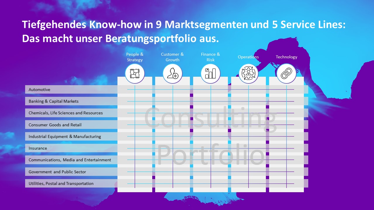 BearingPoint consulting Portfolio