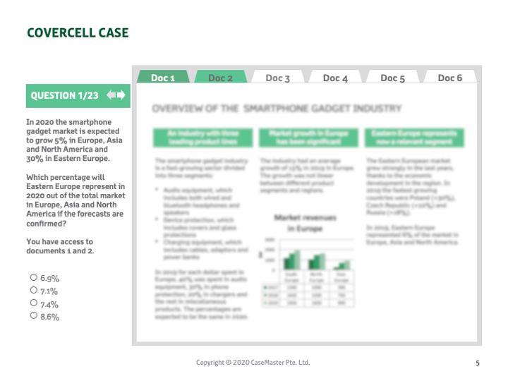 BCG Online Test Preview