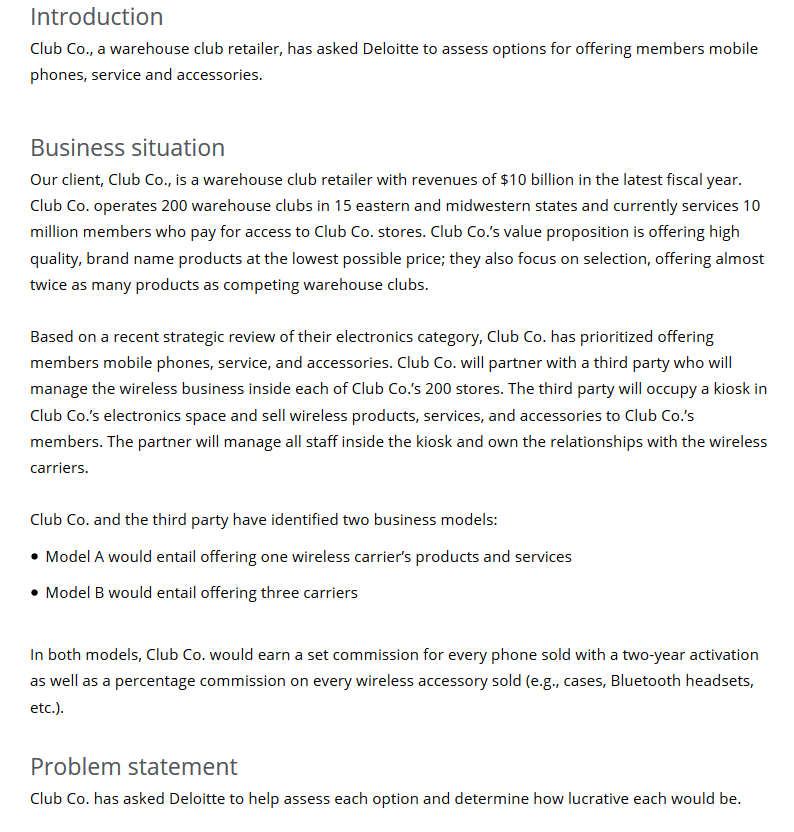 deloitte interview case study pdf